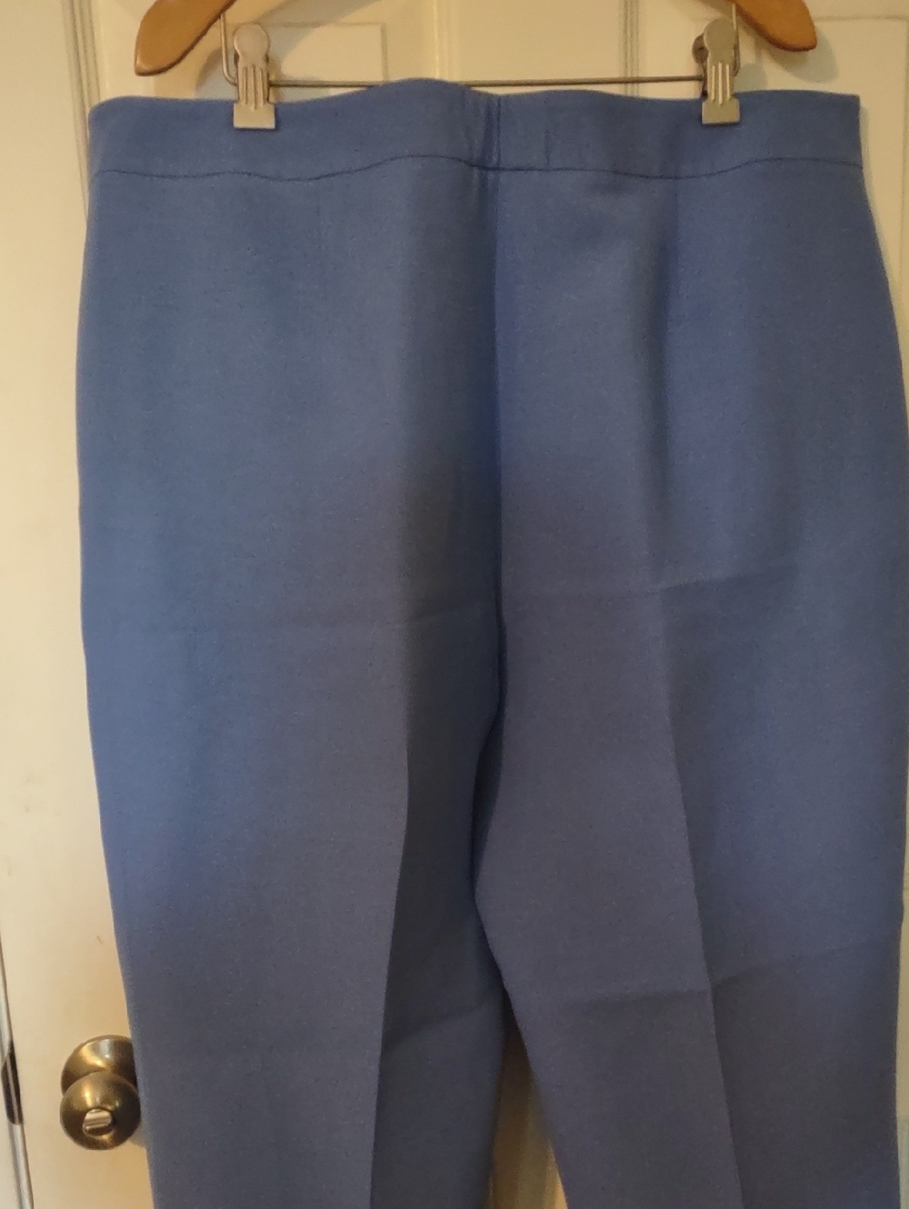 Lafayette 148 New York Tailored Straight-Leg Dress Pants - Blue size 18 - Picture 4 of 7